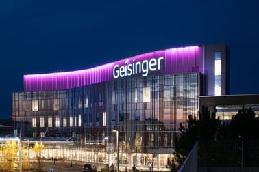 GWV Exterior Colored Lights. Breast Cancer