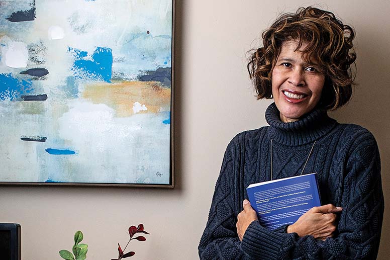 Lauri Andress, MPH, JD, PhD (Photo credit: WVU Photo/Raymond Thompson Jr.)