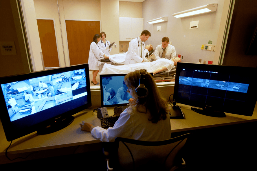 Geisinger Commonwealth School of Medicine Clinical Skills and Simulation Center Control Room