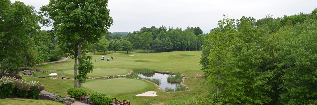 Golf course portrait