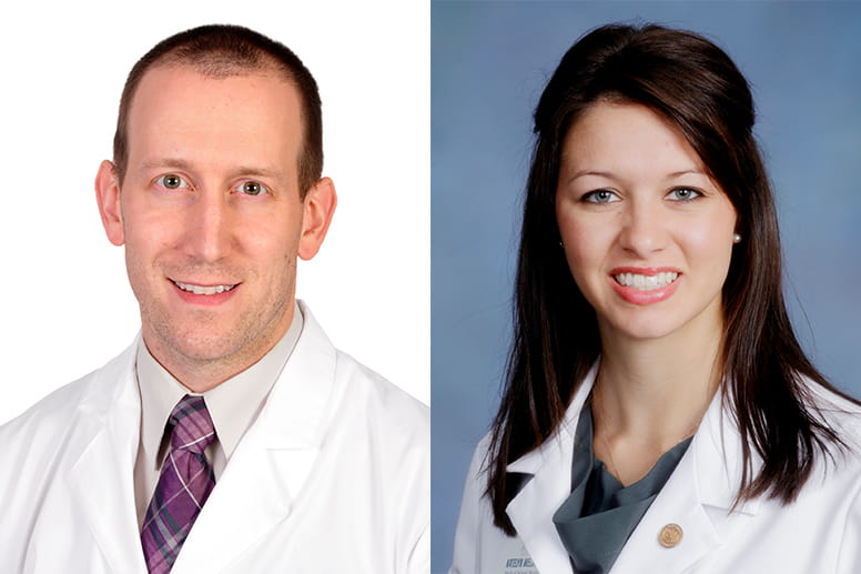 Malachi Courtney, MD and Katelyn Welshans, MD