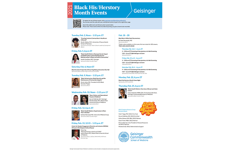 2021 Black History Month