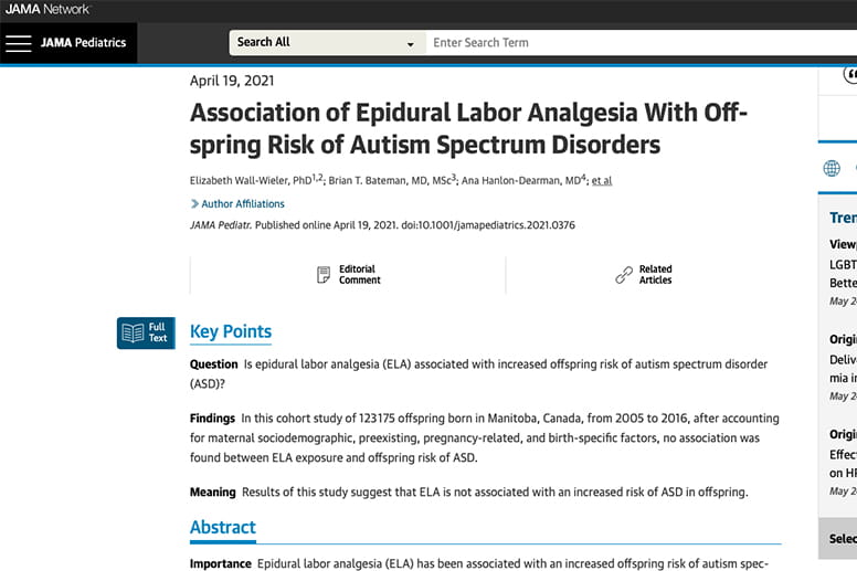 JAMA Pediatrics article
