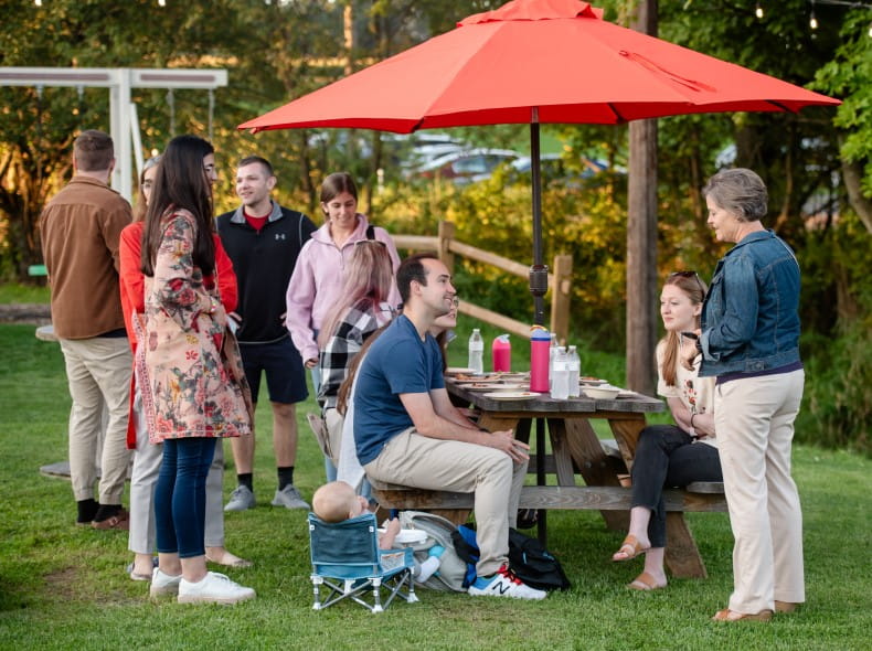 Students at a Geisinger event