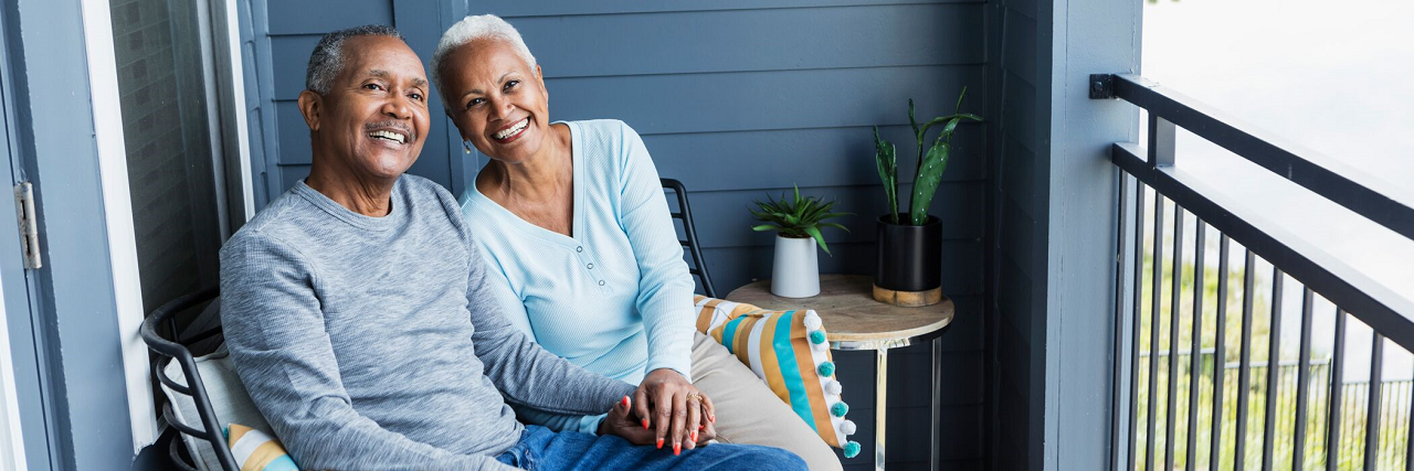 couple sitting on porch