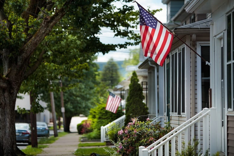 A quiet neighborhood