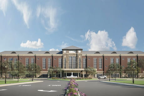 Rendering of the new Geisinger and St. Luke's hospital near Orwigsburg