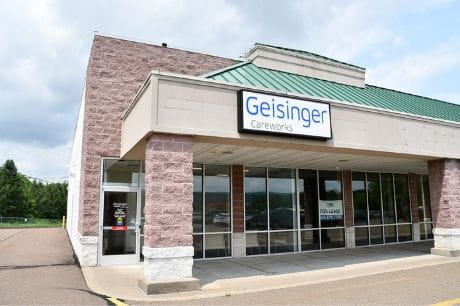 Exterior shot of the Geisinger Berwick Careworks.