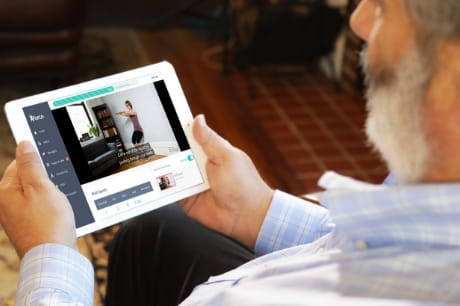 Man looking at the force