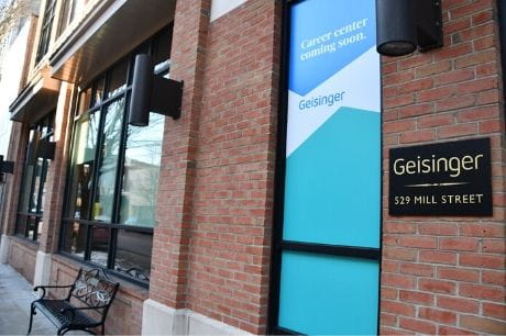 Exterior of Geisinger's hiring center on Mill Street in Danville.