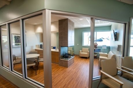 The cafe space at Geisinger 65 Forward Hazleton