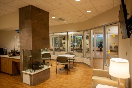 The cafe area of 65 Forward Shamokin Dam