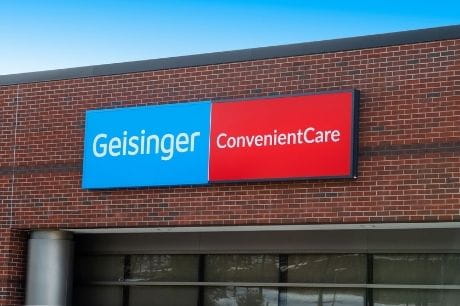Geisinger ConvenientCare sign.