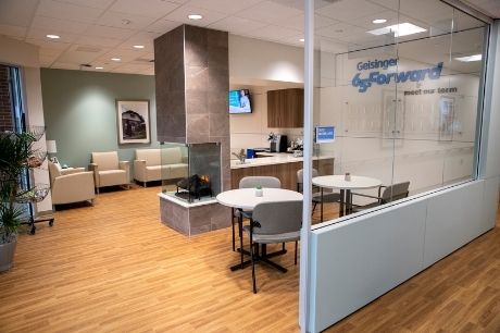 Member lounge photo of Geisinger 65 Forward Milton.