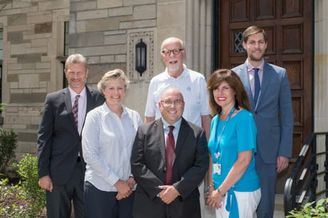 Geisinger Community Medical Center staffers following charity golf tournament.