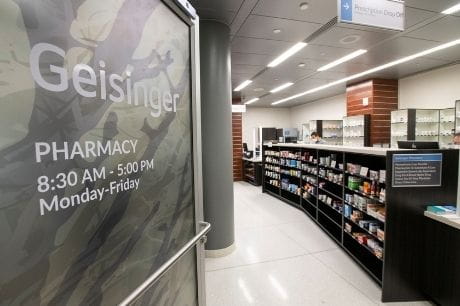 Lobby of the Geisinger Pharmacy at GCMC