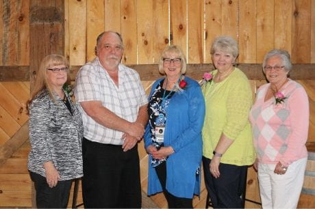 Recipients of the service excellence awards at Geisinger Lewistown Hospital