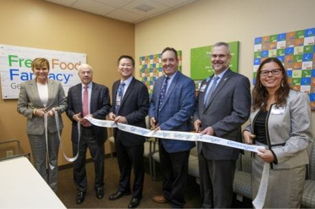 Ribbon cutting at the Fresh Food Farmacy in Lewistown.