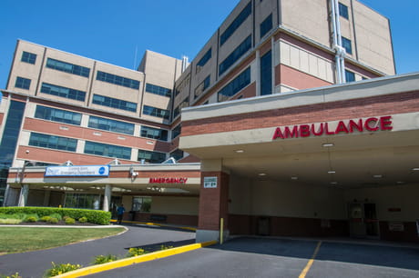 Exterior of GSWB emergency department