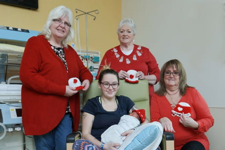 Donna Strubert, Judy Czachor, Betty Jean Kowalski, Charlette Wilde, Camille Russell