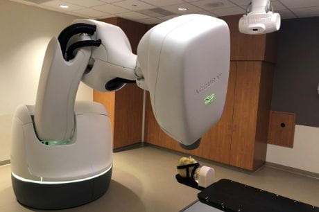 The CyberKnife S7 at Geisinger Wyoming Valley Medical Center.