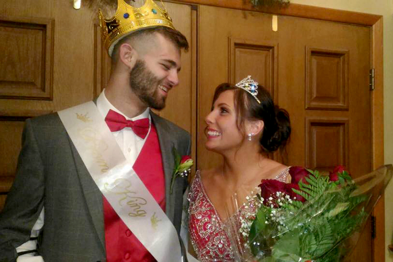 Luke Verdetto and his girlfriend Amy