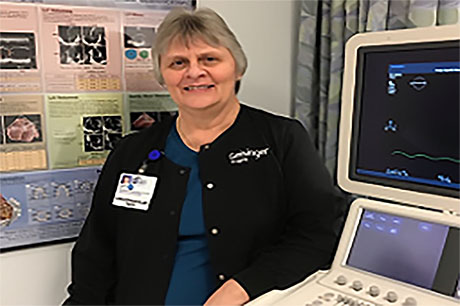 Cherryl Ranta – lead echo technician at Geisinger Holy Spirit.