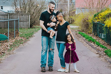 Carmela Carr spending time with her family