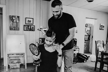 Carmella Carr spending time with her family