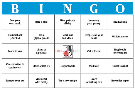Covid-19 Bingo