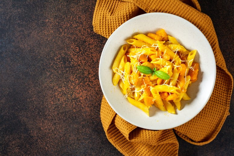 Butternut squash alfredo
