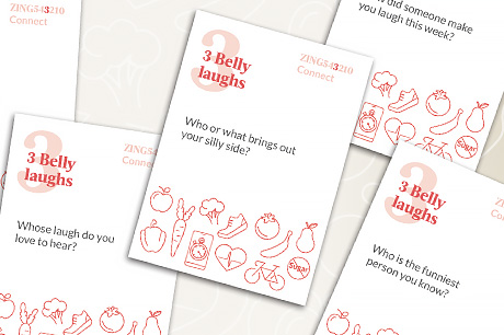 A deck of ZING543210 playing cards.