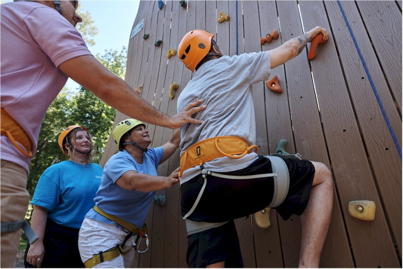 Marworth climbing wall