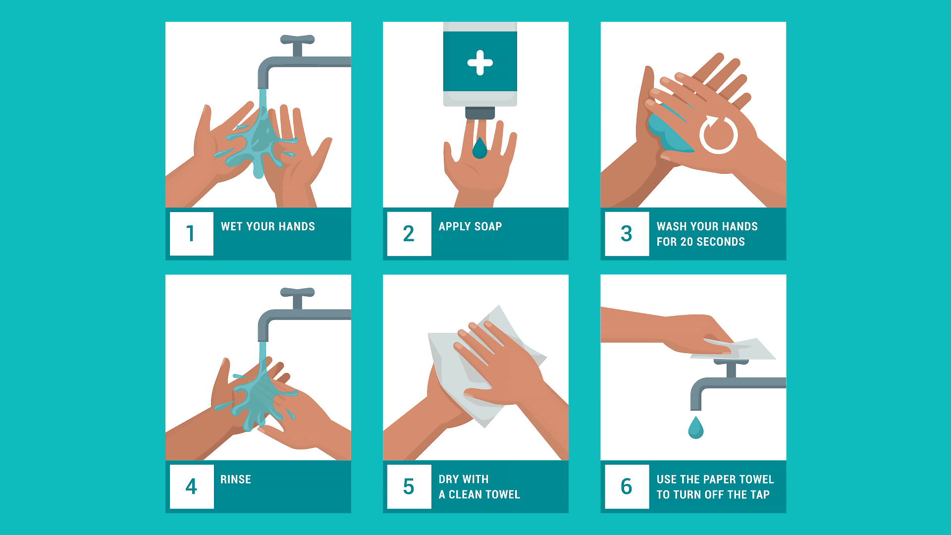 Social distancing infographic